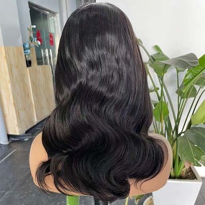 Full Lace 5x5 6x6 4x4 Lace Wigs Double Drawn Body Wave Brazilian Human Hair