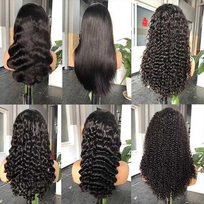 Double Drawn Wigs HD Lace Wig Frontal 13x6 Swiss Lace Curly And Wavy