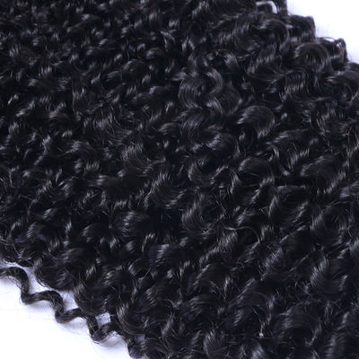 Kinky Curly 10 Inch Peruvian Wig Natural Wavy Bundles Double Weft Weaves  1/3/4 Pcs