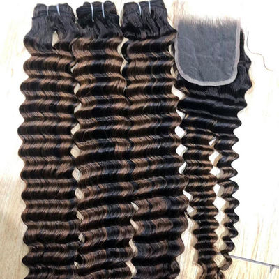 Nigerian 12A Grade Cuticle Aligned Mink Unprocessed Pixie Curl Vietnam Double Drawn Raw Virgin Hair Highlight Deep Wave