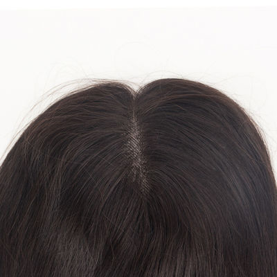 Natural Real Virgin Remy Ladies Women'S Toupee Wigs Human Hair Replacement Transparent Lace Topper