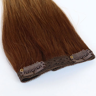 Natural Remy brown Tape In 99J Hair Extensions Invisible Injected