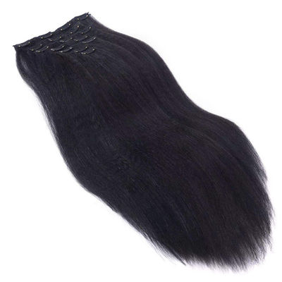 Kinky Curly Drawstring Clip In Afro Weave Hair Extensions African American OEM