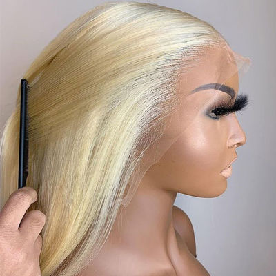 Odm 613 Blonde Wig Lac Virgin Human Hair Bundles Remy Silky Straight
