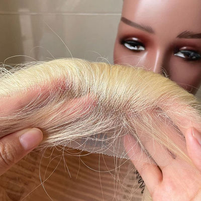Odm 613 Blonde Wig Lac Virgin Human Hair Bundles Remy Silky Straight