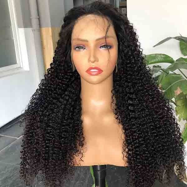 Swiss HD Lace Glueless Hd Wig Jerry Curly 13x6 Deep Wave Frontal Wig