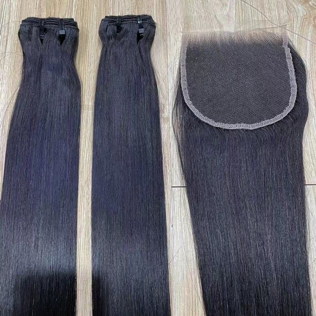 Super Double Drawn Virgin Hair Raw Indian Hair Human Hair Weave Bundles Bone Straight Wholesale Vendors