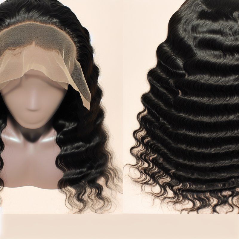 Custom Body Wave Human Hair Lace Wig with Free Logo